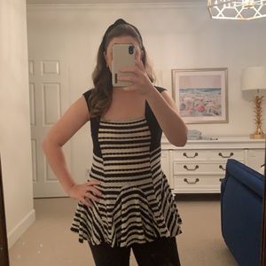 Free People peplum top size medium